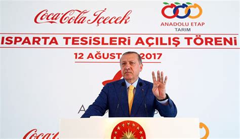 Erdoğan coca cola fabrikası açılışı